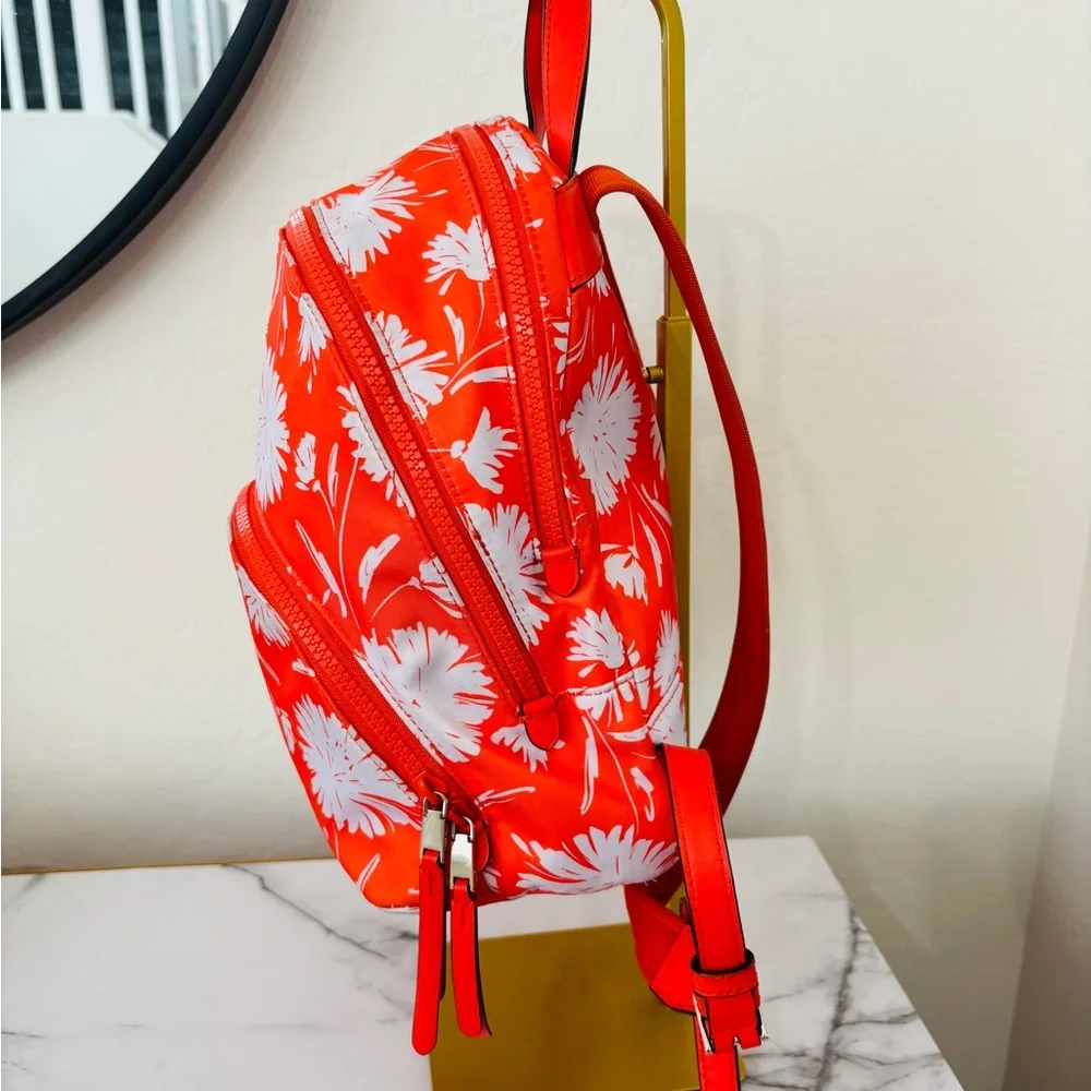 Kate Spade Orange Floral Backpack